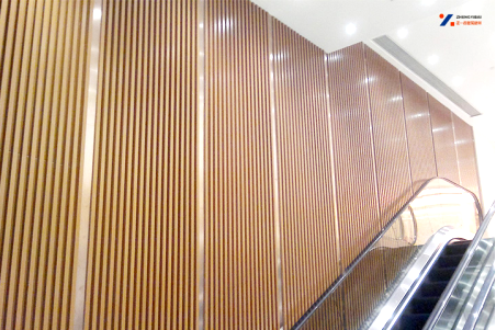 仿木紋色鋁單板裝飾在人文、藝術、商業工程中的廣泛應用
